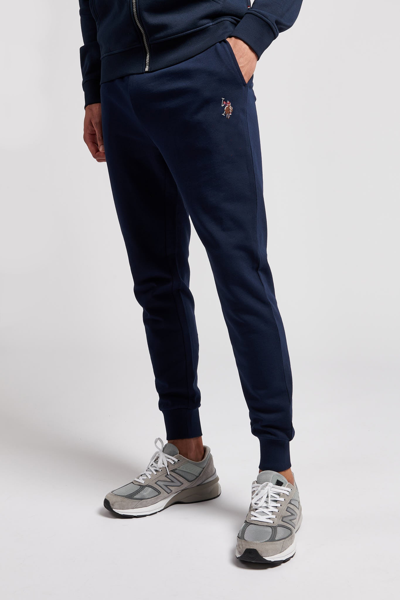 Navy joggers mens online