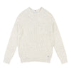 Mens Fisherman Nep Knitted Jumper in Marshmallow