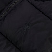 Mens Thick Quilted Gilet in Black