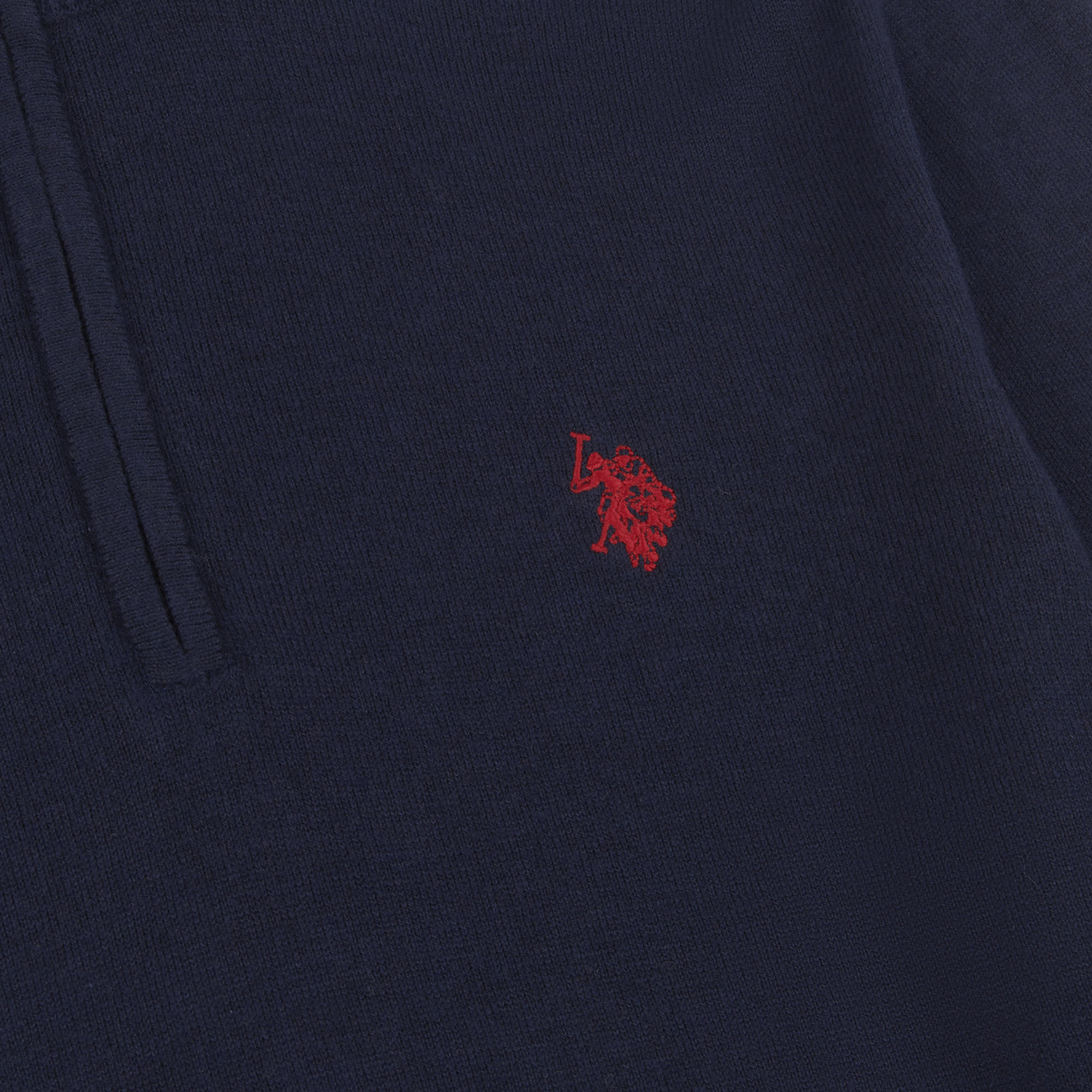 U.S. Polo Assn. Mens Funnel Neck Quarter Zip Sweatshirt in Vintage Grey  Heather – U.S. Polo Assn. UK