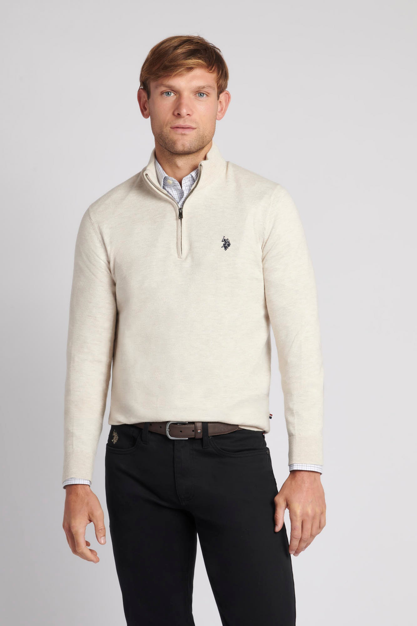 Mens half zip jumper uk best sale