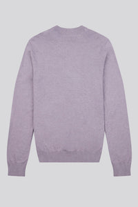 Mens Funnel Neck 1/4 Zip Jumper in Dusk