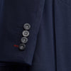 Mens Solid Jersey Blazer Jacket in Navy Blue