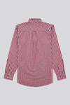 Mens Gingham Poplin Shirt in Multi