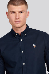 Mens Oxford Shirt in Dark Sapphire Navy