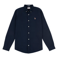 Mens Oxford Shirt in Dark Sapphire Navy