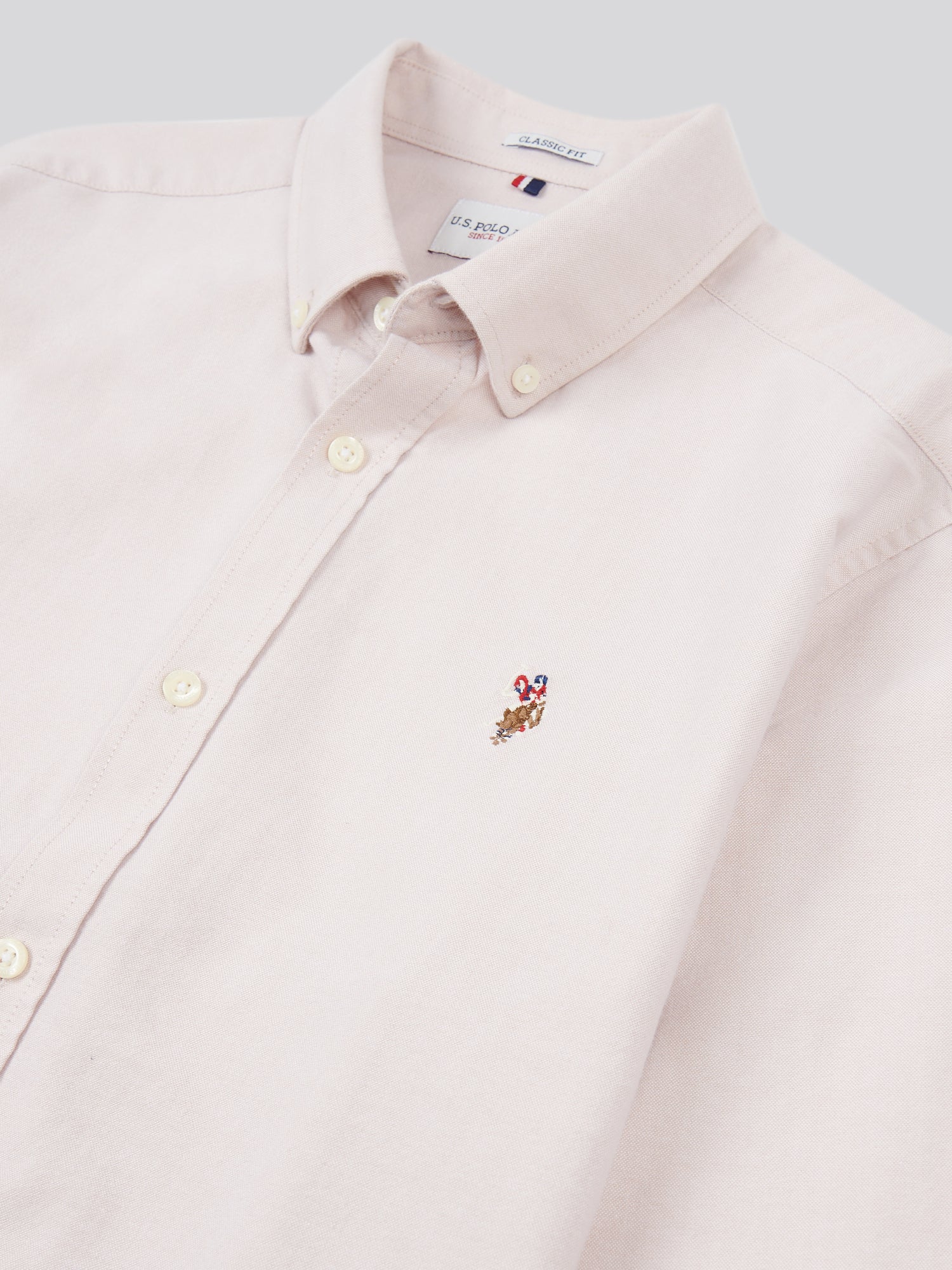 Mens Oxford Shirt in Doeskin