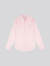 Mens Linen Blend Shirt in Pink a Boo