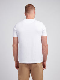 Mens Signature Arch Print T-Shirt in Bright White