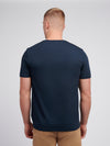 Mens Signature Arch Print T-Shirt in Dark Sapphire Navy