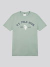 Mens Signature Arch Print T-Shirt in Chinois Green