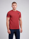 Mens Player 3 T-Shirt in Tibetan Red