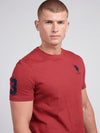 Mens Player 3 T-Shirt in Tibetan Red