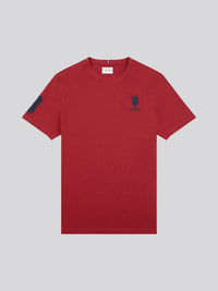 Mens Player 3 T-Shirt in Tibetan Red