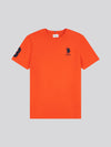 Mens Player 3 T-Shirt in Tangerine Tango