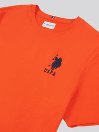 Mens Player 3 T-Shirt in Tangerine Tango