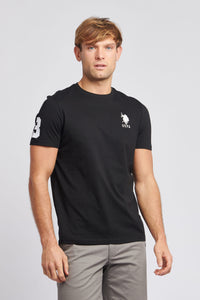 Mens Player 3 T-Shirt in Black Bright White DHM