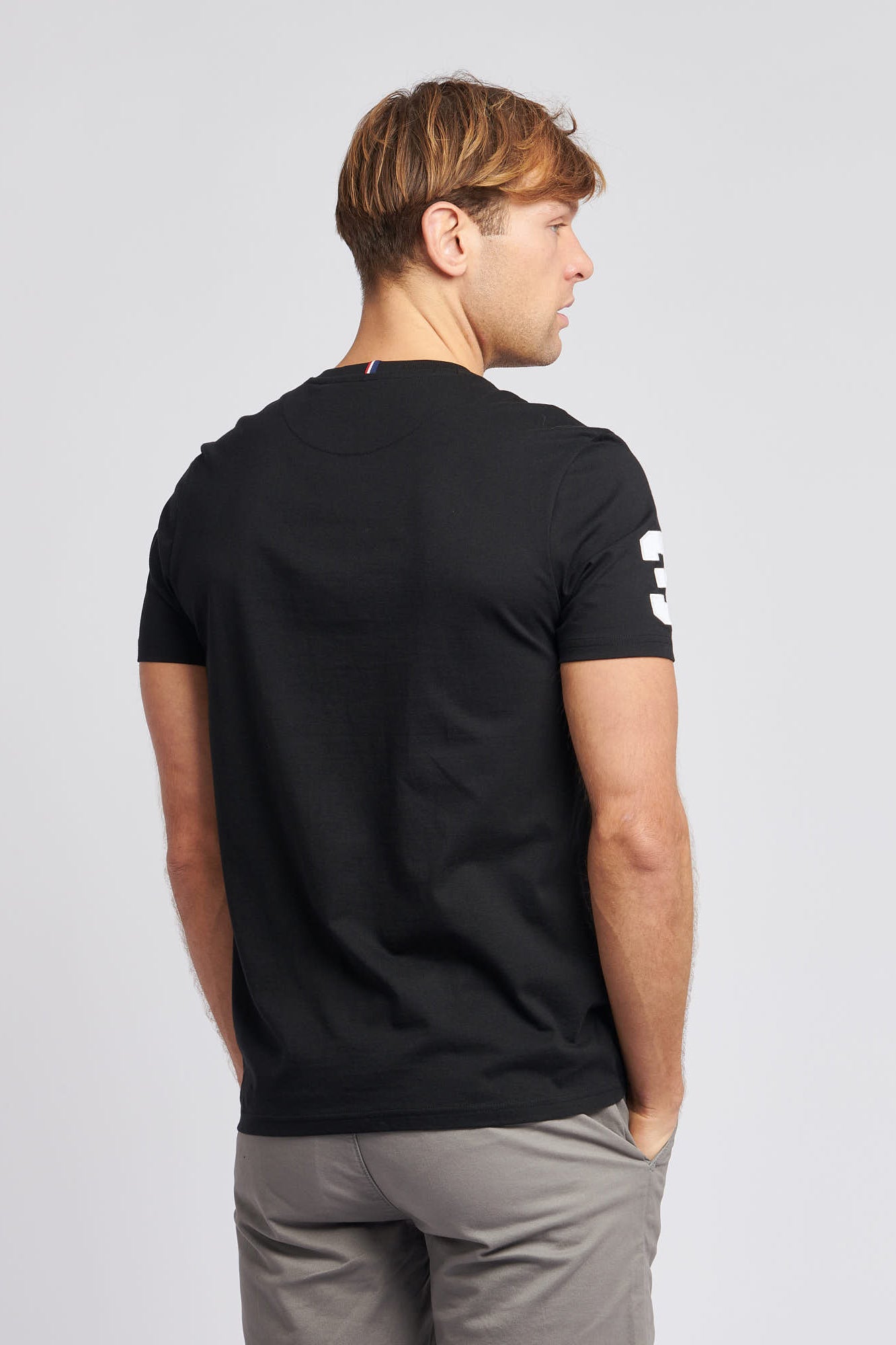 Mens Player 3 T-Shirt in Black Bright White DHM