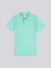 Mens Pique Polo Shirt in Pool Blue