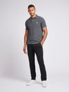 2 For £75 Offer - Mens Pique Polo Shirt in Charcoal Marl