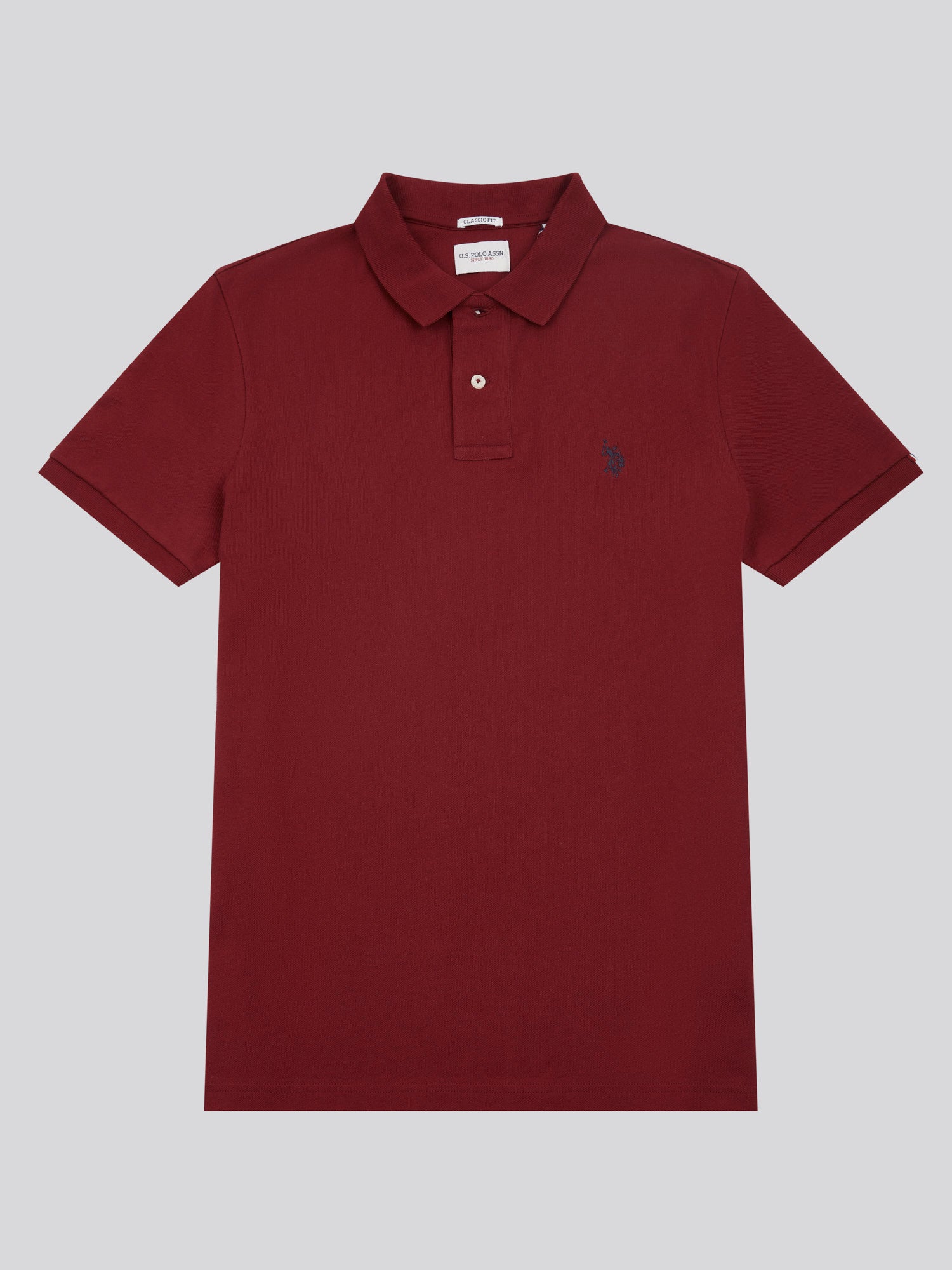 2 For £75 Offer - Mens Pique Polo Shirt in Tibetan Red