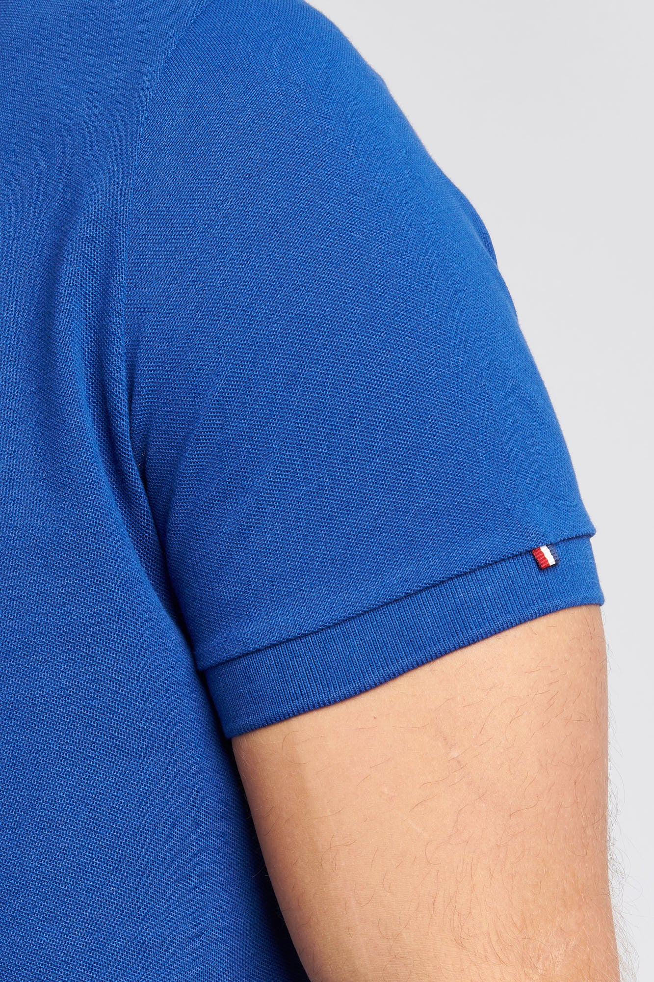 Mens Pique Polo Shirt in Sodalite Blue