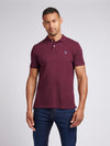 2 For £75 Offer - Mens Pique Polo Shirt in Winetasting