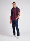 2 For £75 Offer - Mens Pique Polo Shirt in Winetasting