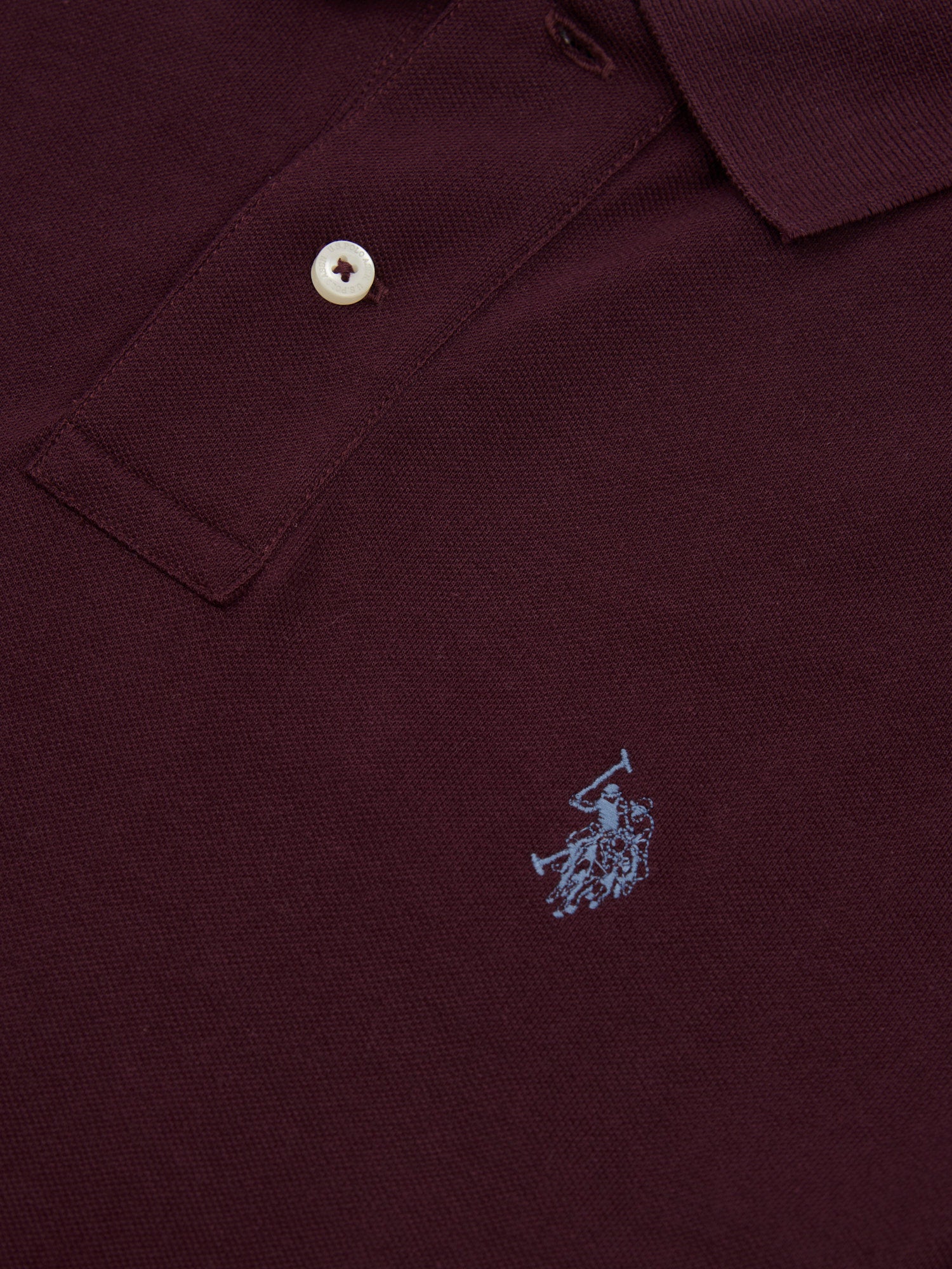 2 For £75 Offer - Mens Pique Polo Shirt in Winetasting