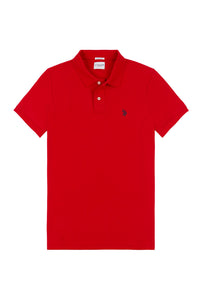 2 For £75 Offer - Mens Pique Polo Shirt in Haute Red