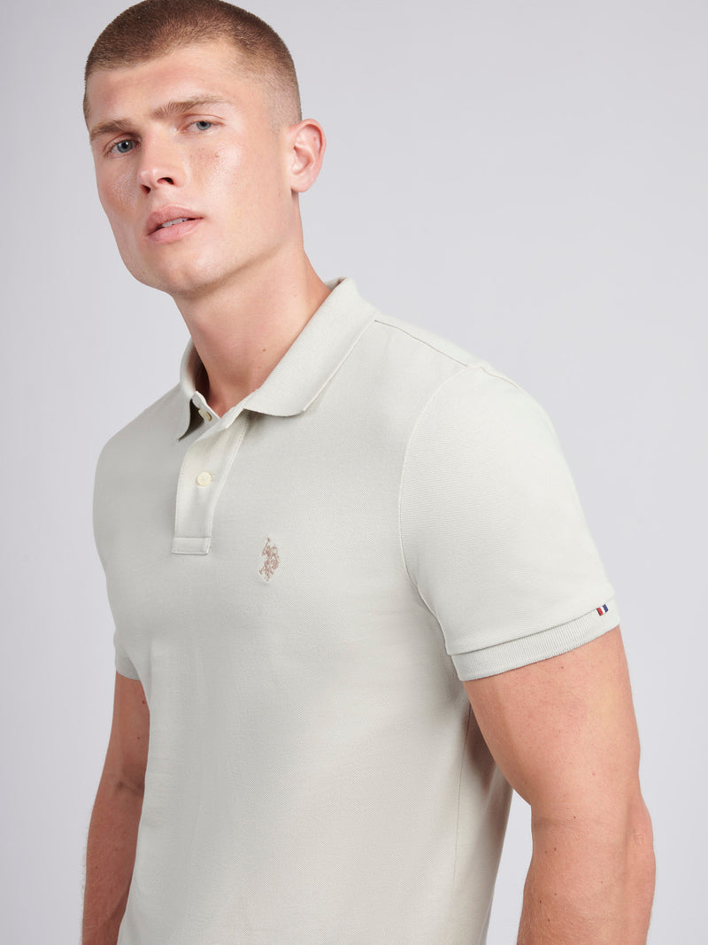 2 For £75 Offer - Mens Pique Polo Shirt in Moonstruck