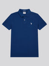 2 For £75 Offer - Mens Pique Polo Shirt in Navy Peony