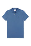 2 For £75 Offer - Mens Pique Polo Shirt in Blue Horizon