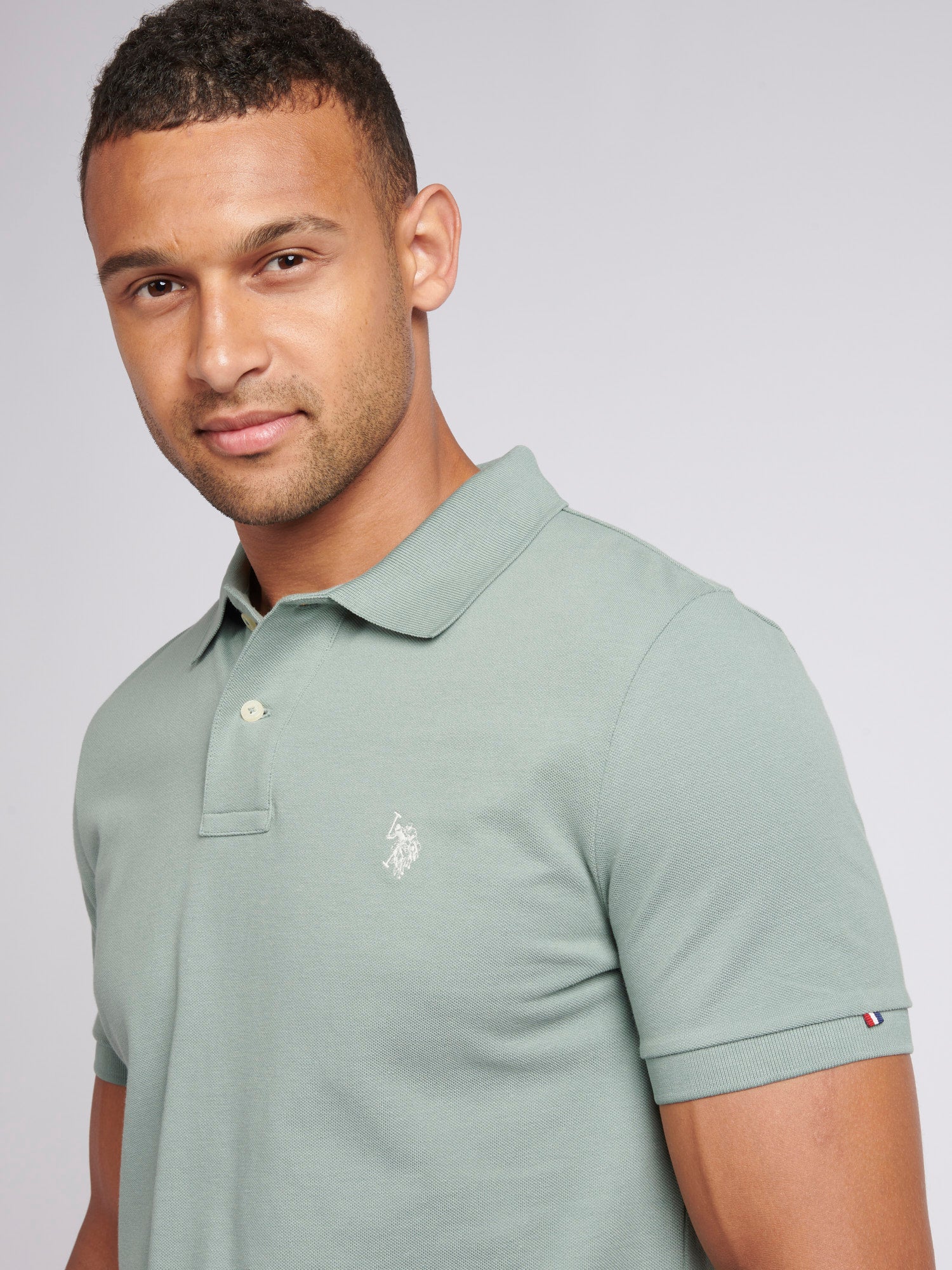 2 For £75 Offer - Mens Pique Polo Shirt in Chinois Green