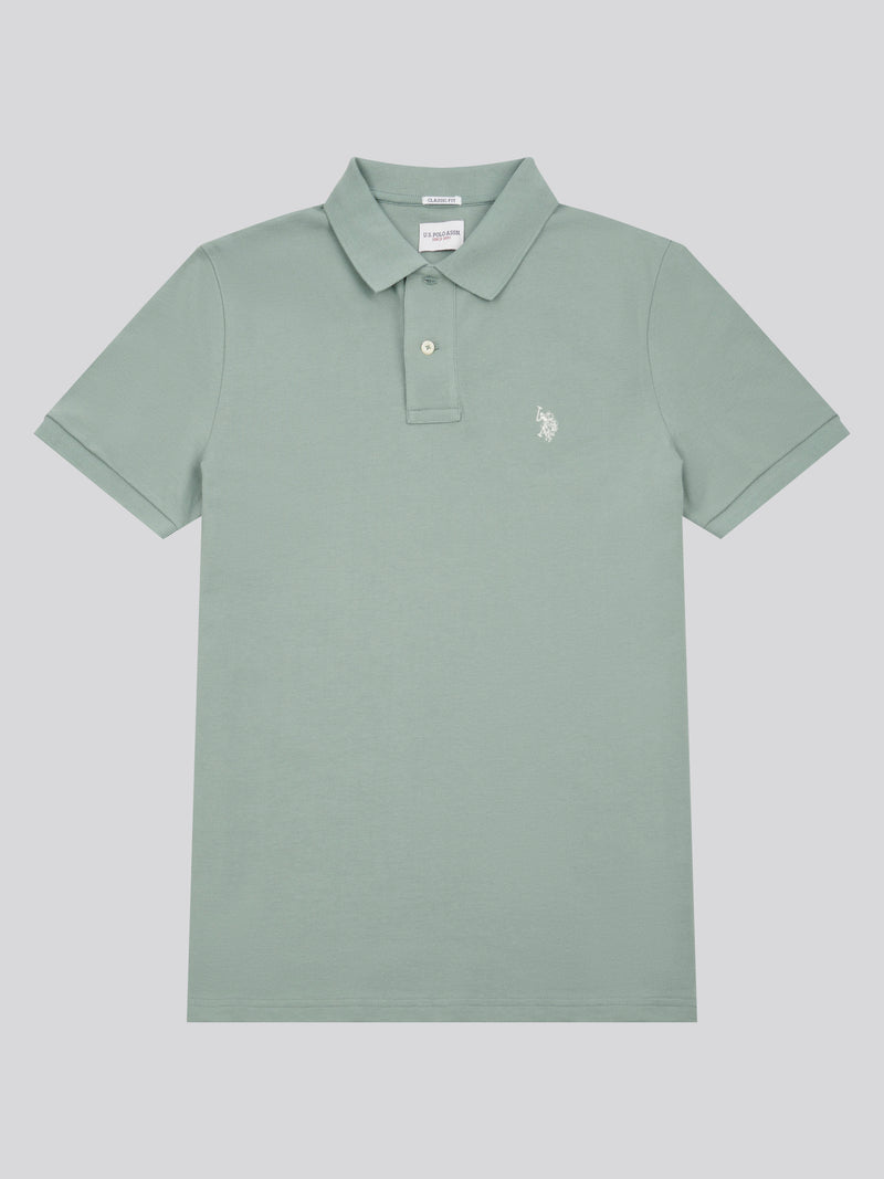 2 For £75 Offer - Mens Pique Polo Shirt in Chinois Green