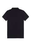 2 For £75 Offer - Mens Pique Polo Shirt in Black Bright White DHM