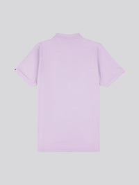 Mens Pique Polo Shirt in Lilac Breeze