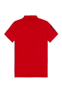 Mens Player 3 Pique Polo Shirt in Haute Red