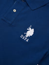 Mens Player 3 Pique Polo Shirt in Navy Peony