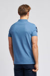 Mens Player 3 Pique Polo Shirt in Blue Horizon