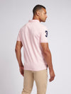 Mens Player 3 Pique Polo Shirt in Tickled Pink