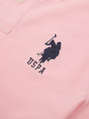 Mens Player 3 Pique Polo Shirt in Tickled Pink