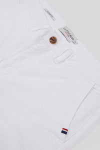 Mens Classic Chinos Shorts in Bright White