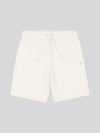 Mens Classic Fit Double Horsemen Sweat Shorts in Whisper White