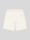 Mens Classic Fit Double Horsemen Sweat Shorts in Whisper White