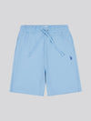 Mens Classic Fit Double Horsemen Sweat Shorts in Allure