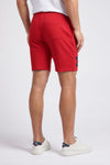 Mens Classic Fit Player 3 Sweat Shorts in Haute Red