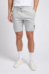 Mens Classic Fit Player 3 Sweat Shorts in Mid Grey Marl