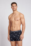 Mens 3 Pack Mixed Boxer Shorts in Dark Sapphire Navy