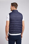 Mens Life Bound Quilted Gilet in Dark Sapphire Navy